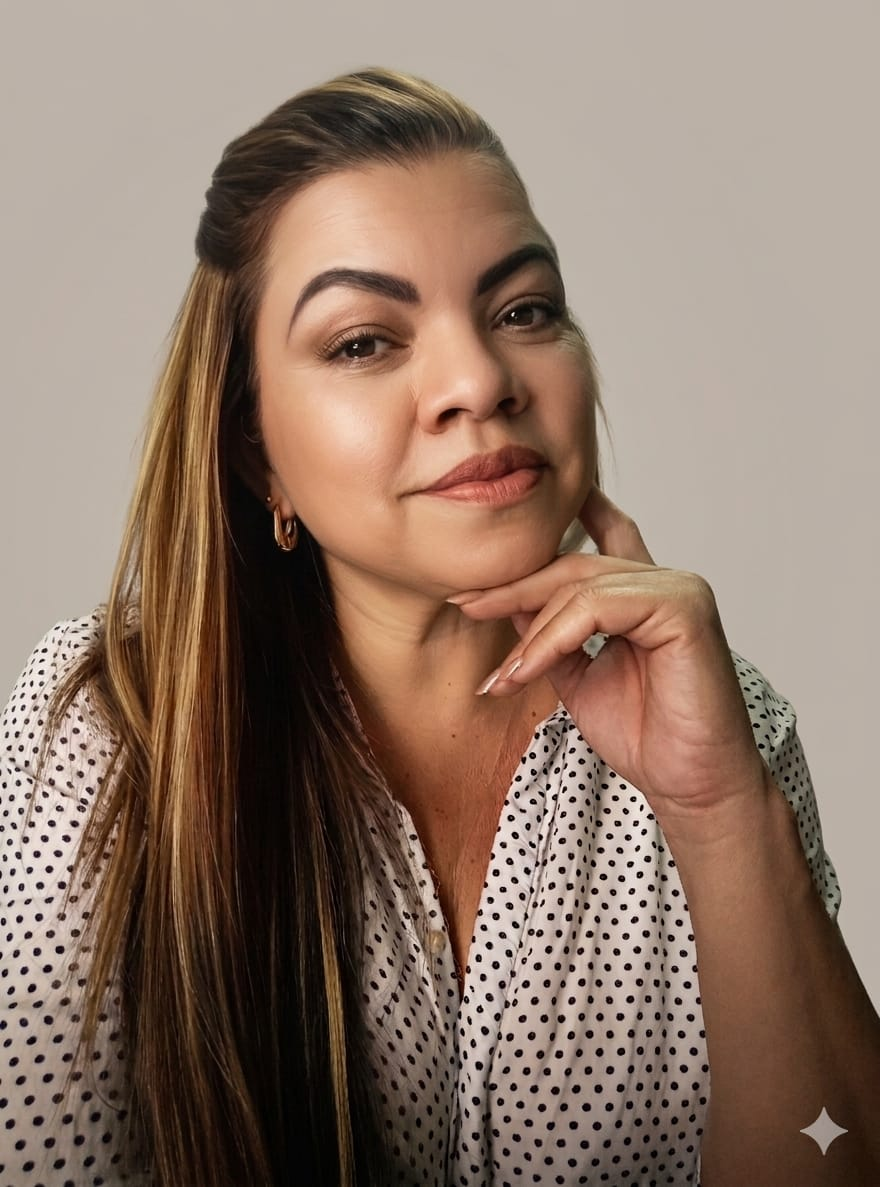 Jordana Romão em retrato profissional